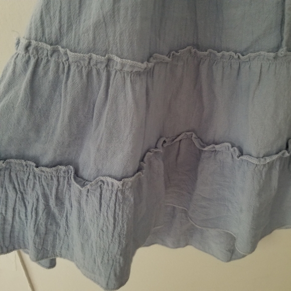 Tie Front Knotted Backless Ruffle Hem Dress - Picture 5 of 9